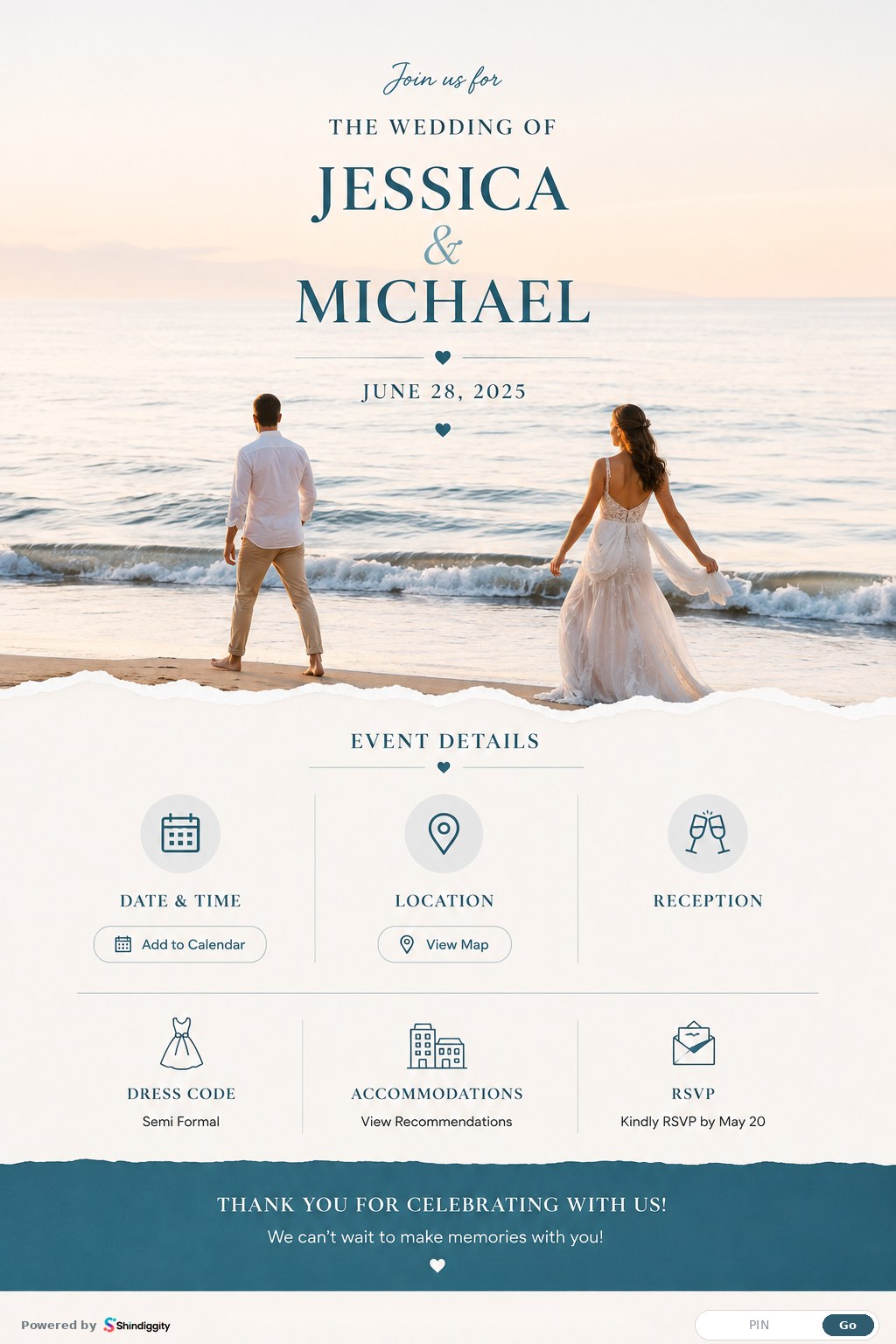 Seaside theme sample